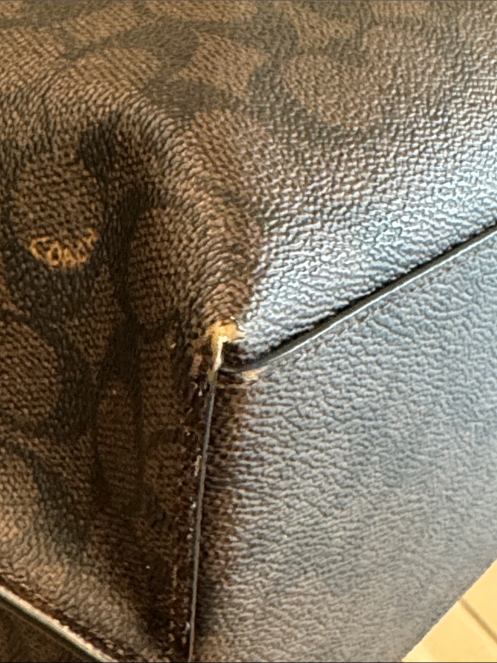 Coach Bag Large Brown Signature Leather City Tote Bag - Picture 14 of 17